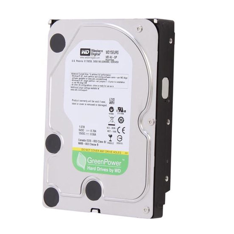 Western Digital - 1.5TB IntelliPower SATA 3.0Gbps 3.5" 64MB Hard Drive - WD15EURS