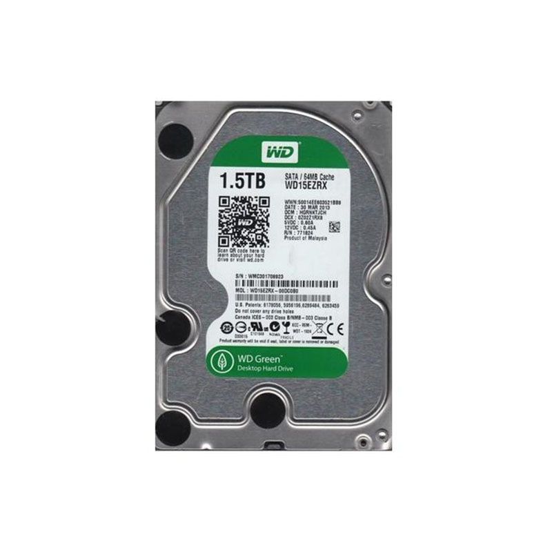 Western Digital - 1.5TB 7.2K SATA 3.5" Hard Drive - WD15EZRX-00Z5B1