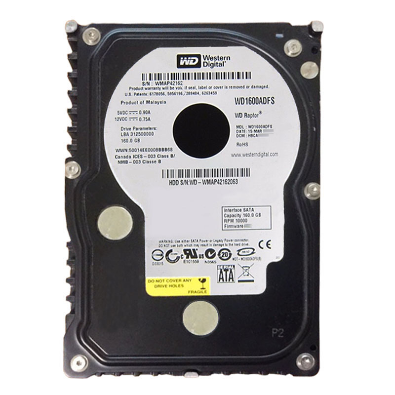 Western Digital - 160GB 10K SATA 3.0Gbps 3.5" 16MB Hard Drive - WD1600ADFS