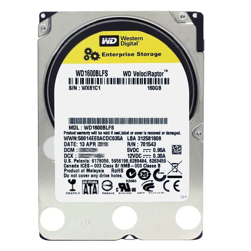 Western Digital - 160GB 10K SATA 3.5" Hard Drive - WD1600BLFS