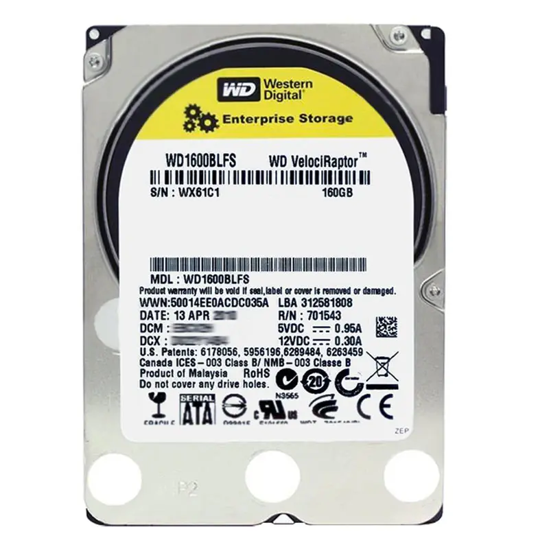 WD1600BLFS.jpg Western Digital - 160GB 10K SATA 3.5" Hard Drive - WD1600BLFS - Image 1