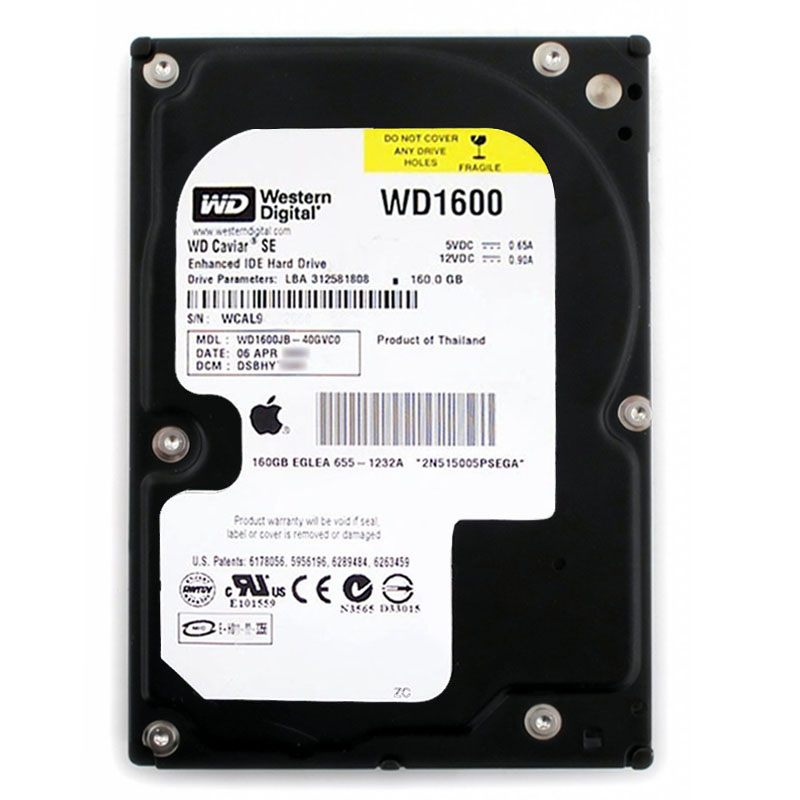 Western Digital - 160GB 7.2K IDE 3.5" 8MB Cache Hard Drive - WD1600JB-40GVC0