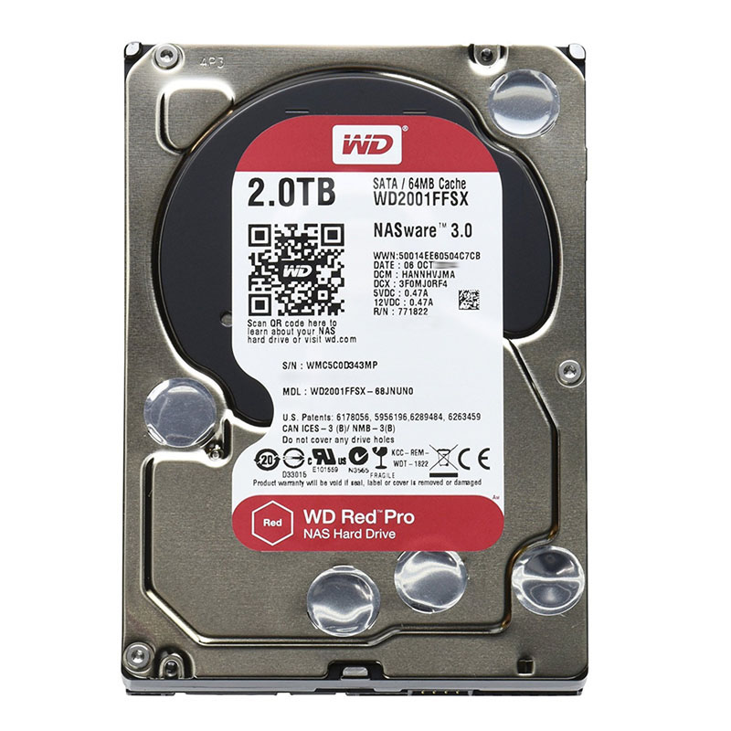 Western Digital - 2TB 7.2K SATA 6.0Gbps 3.5" 64MB Cache Hard Drive - WD2001FFSX-68JNUN0