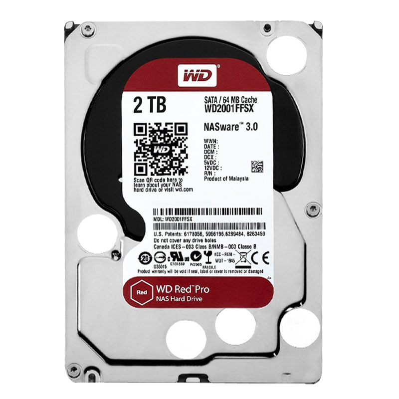 Western Digital - 2TB 7.2K SATA 6.0Gbps 3.5" 64MB Hard Drive - WD2001FFSX