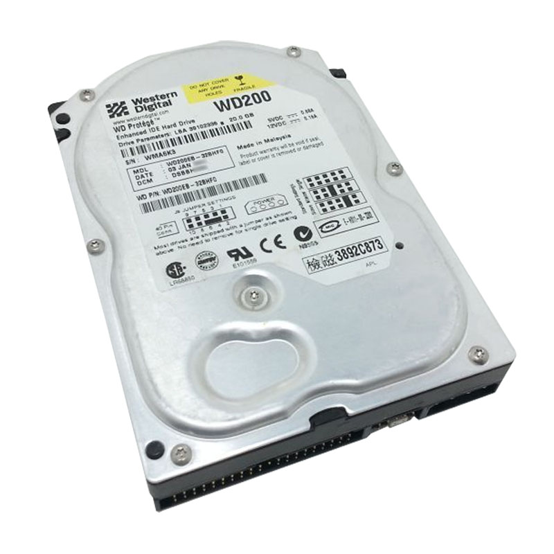 Western Digital - 20GB 5.4K IDE 3.5" 2MB Cache Hard Drive - WD200EB-32BHF0