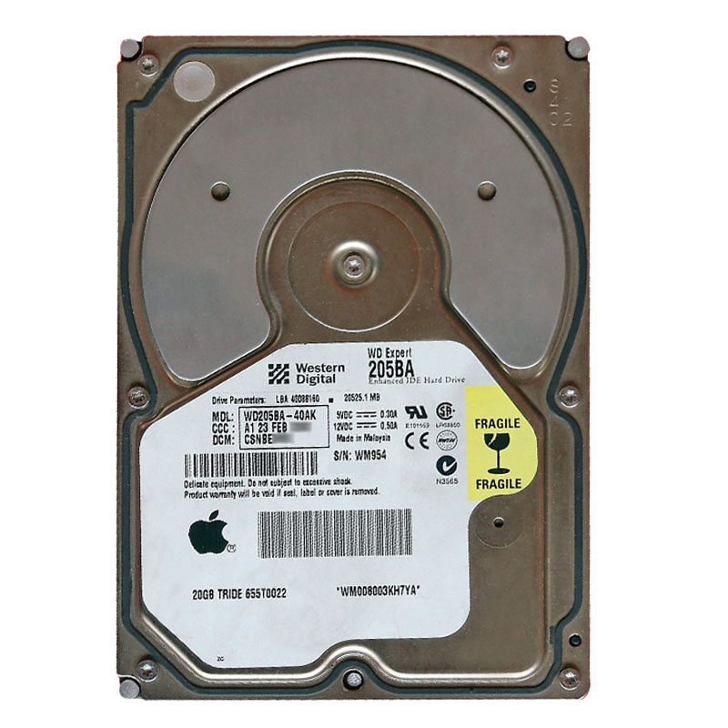 Western Digital - 20.5GB 7.2K ATA/66 3.5" 2MB Cache Hard Drive - WD205BA-40AK