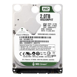 Western Digital - 2TB IntelliPower SATA 3.0Gbps 2.5" 8MB Hard Drive - WD20NPVT-00Z2TT0