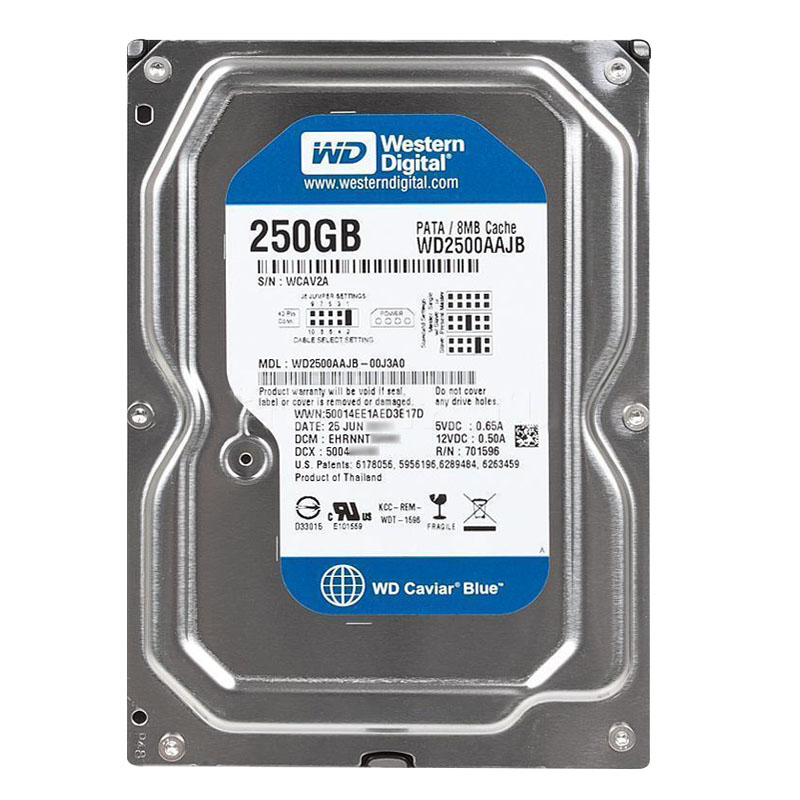 Western Digital - 250GB 7.2K IDE Ultra-ATA/100 3.5" 8MB Cache Hard Drive - WD2500AAJB-00J3A0