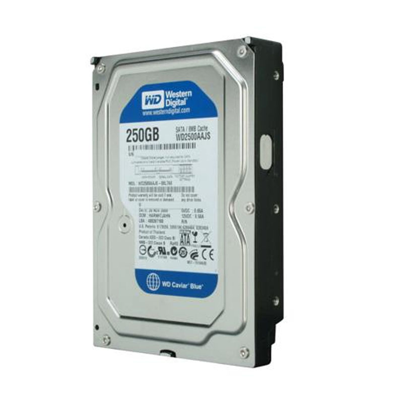 Western Digital - 250GB 7.2K SATA 3.0Gbps 3.5" 8MB Hard Drive - WD2500AAJS