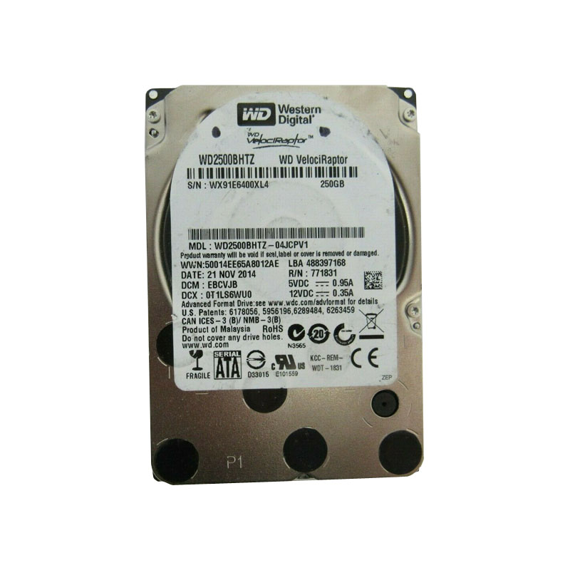 Western Digital - 250GB 10K SATA 6.0Gbps 2.5" 64MB Cache Hard Drive - WD2500BHTZ-04JCPV1