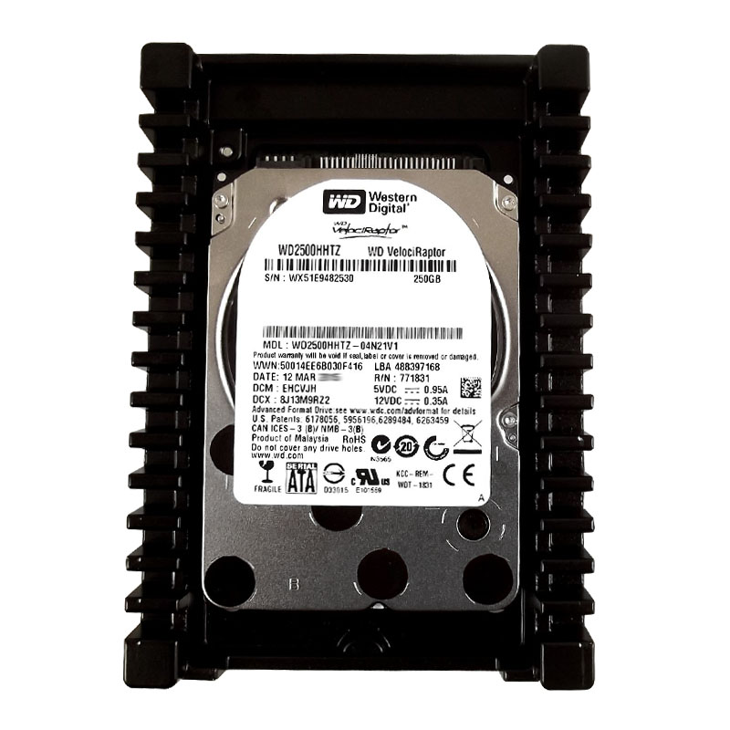 Western Digital - 250GB 10K SATA 6.0Gbps 3.5" 64MB Cache Hard Drive - WD2500HHTZ-04N21V1