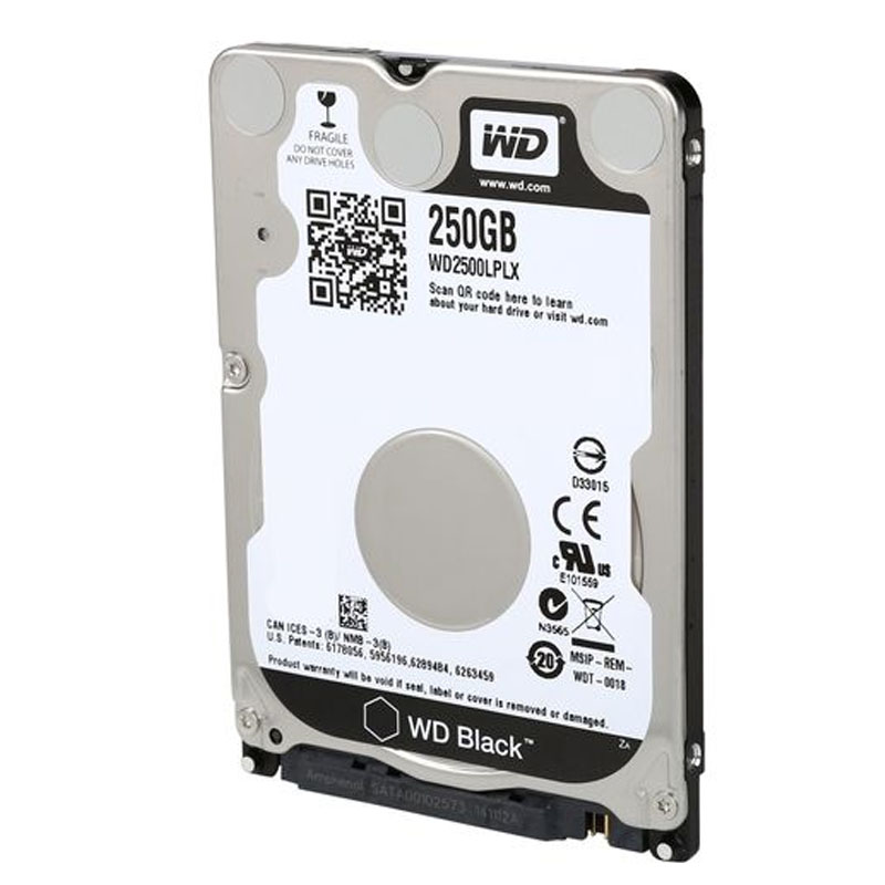 Western Digital - 250GB 7.2K SATA 6.0Gbps 2.5" 32MB Hard Drive - WD2500LPLX