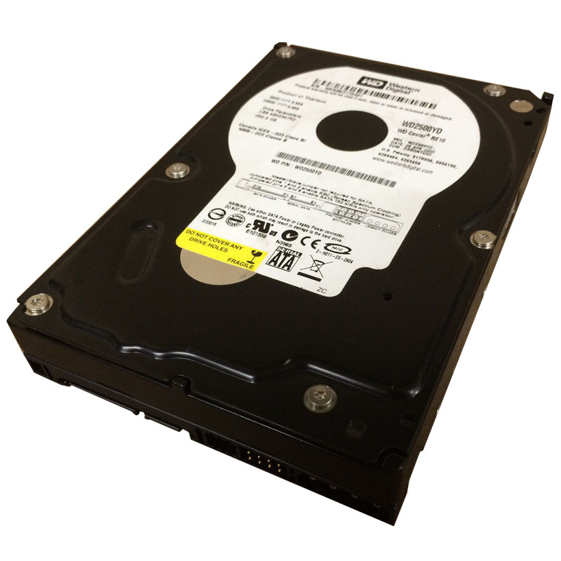 Western Digital - 250GB 7.2K SATA 3.0Gbps 3.5" 16MB Hard Drive - WD2500YD