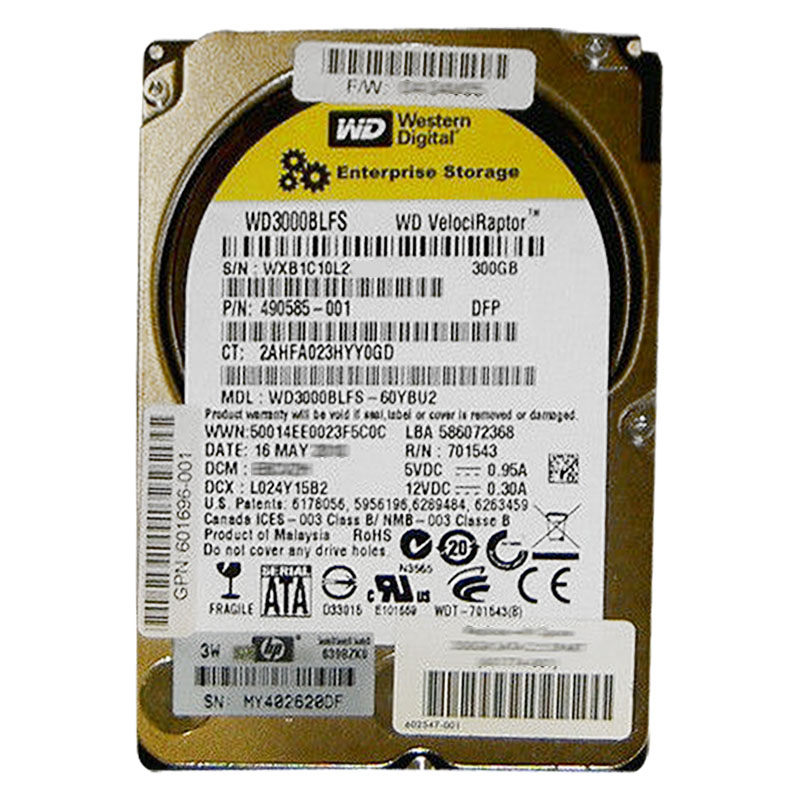 Western Digital - 300GB 10K SATA 3.0Gbps 2.5" 16MB Cache Hard Drive - WD3000BLFS-60YBU2