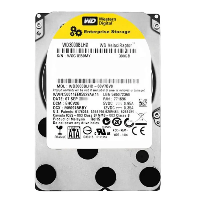 WD3000BLHX-88V7BV0.jpg Western Digital - 300GB 10K SATA 2.5" 32MB Cache Hard Drive - WD3000BLHX-88V7BV0 - Image 1