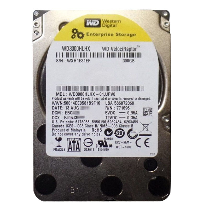 Western Digital - 300GB 10K SATA 6.0Gbps 3.5" 32MB Hard Drive - WD3000HLHX-01JJPV0