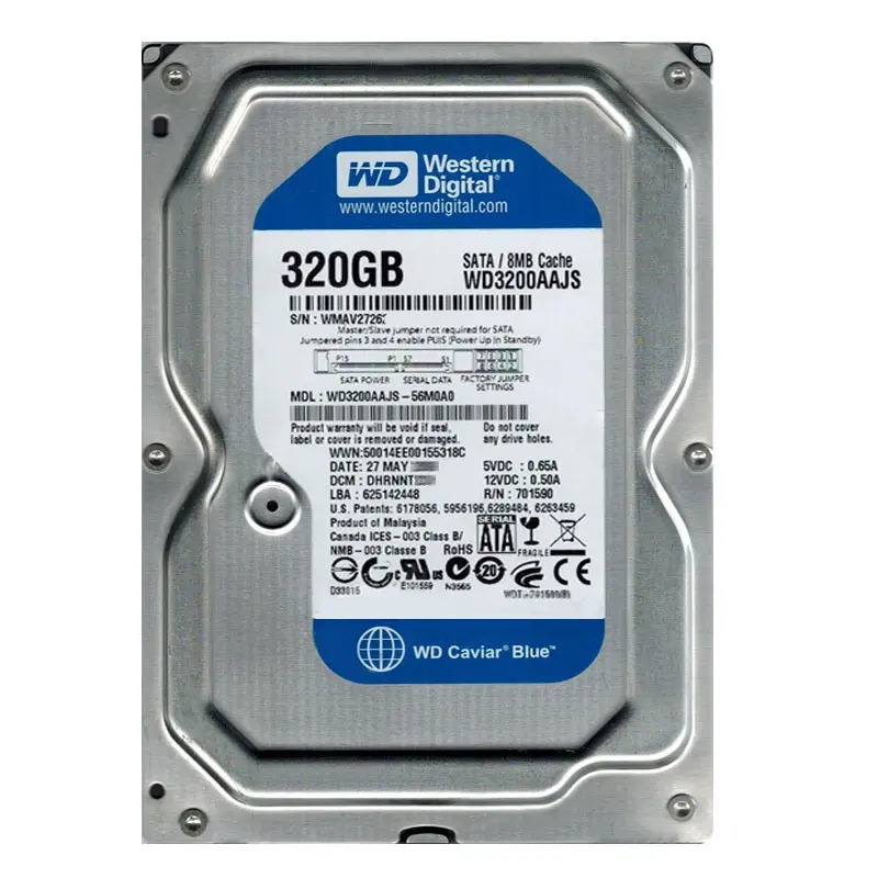 WD3200AAJS-56M0A0.jpg Western Digital - 320GB 7.2K SATA 3.0Gbps 3.5" 8MB Hard Drive - WD3200AAJS-56M0A0 - Image 1