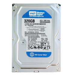 Western Digital - 320GB 7.2K SATA 3.0Gbps 3.5" 16MB Hard Drive - WD3200AAKS-00V1A0