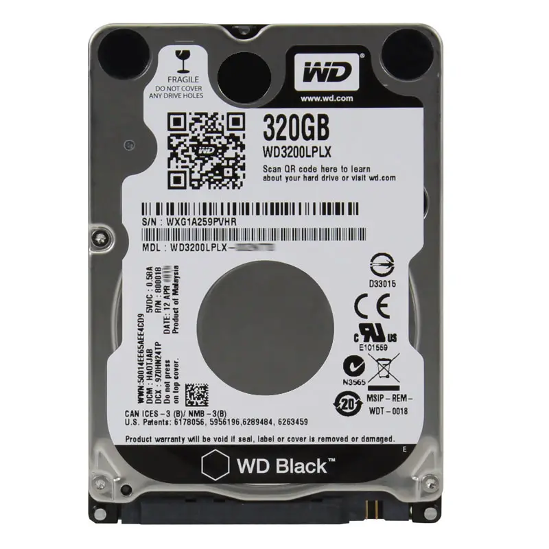 WD3200LPLX.jpg Western Digital - 320GB 7.2K SATA 6.0Gbps 2.5" 32MB Cache Hard Drive - WD3200LPLX - Image 1