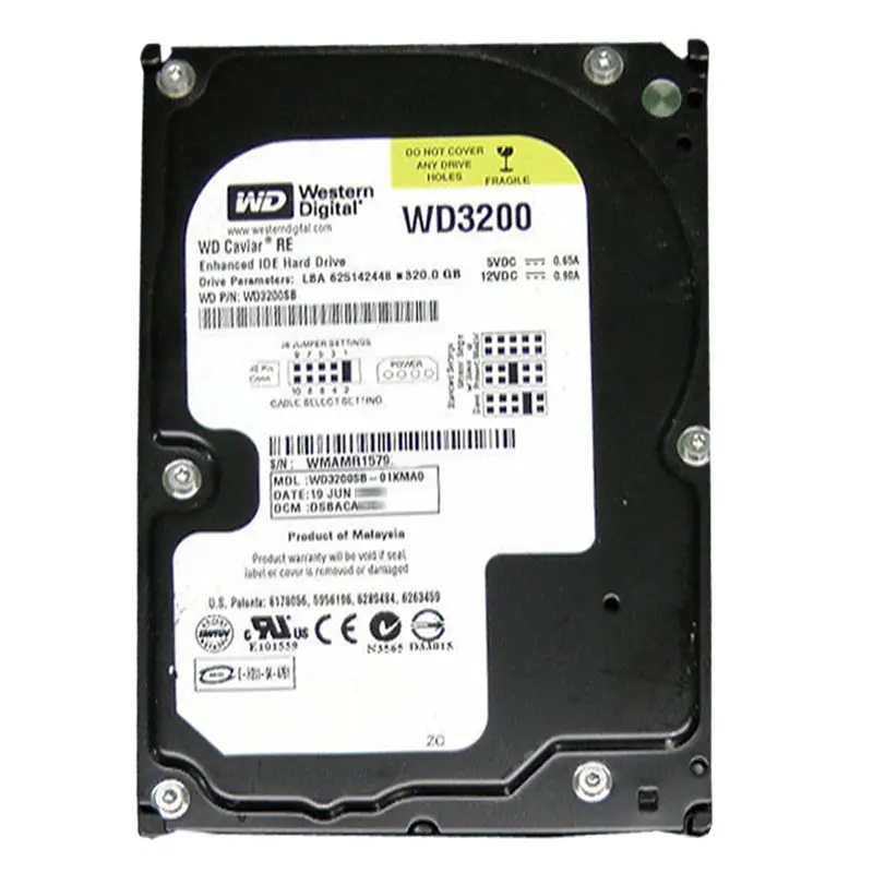 WD3200SB-01KMA0.jpg Western Digital - 320GB 7.2K IDE 3.5" 8MB Cache Hard Drive - WD3200SB-01KMA0 - Image 1
