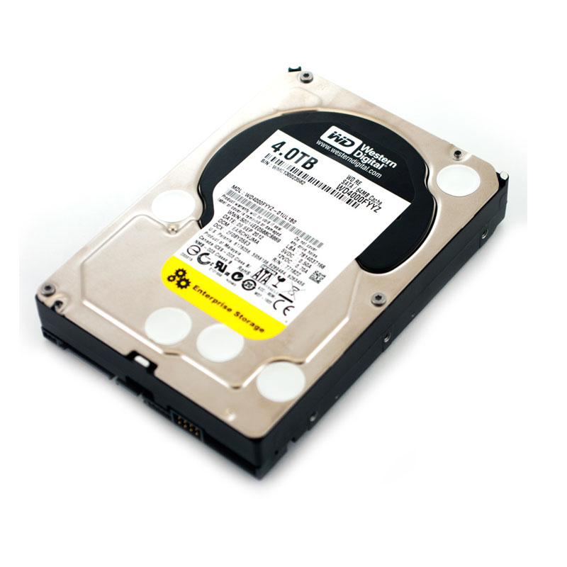 Western Digital - 4TB 7.2K SATA 6.0Gbps 3.5" 64MB Cache Hard Drive - WD4000FYYZ-01UL1B0