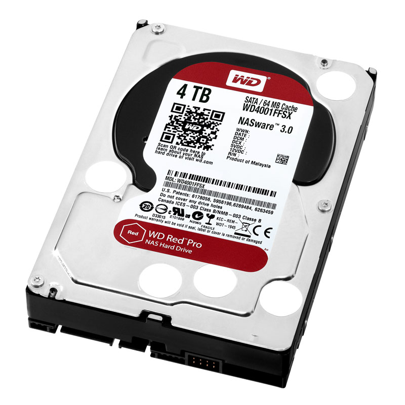 Western Digital - 4TB 7.2K SATA 6.0Gbps 3.5" 64MB Hard Drive - WD4001FFSX