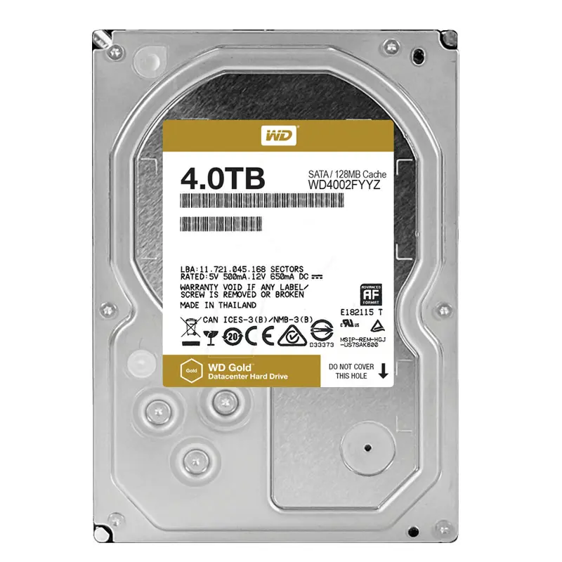 WD4002FYYZ.jpg Western Digital - 4TB 7.2K SATA 6.0Gbps 3.5" 128MB Cache Hard Drive - WD4002FYYZ - Image 1
