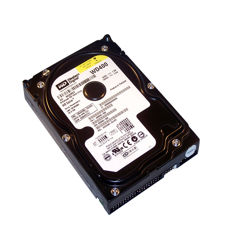 Western Digital - 40GB 7.2K ATA/100 3.5" 2MB Cache Hard Drive - WD400BB-22JHC0
