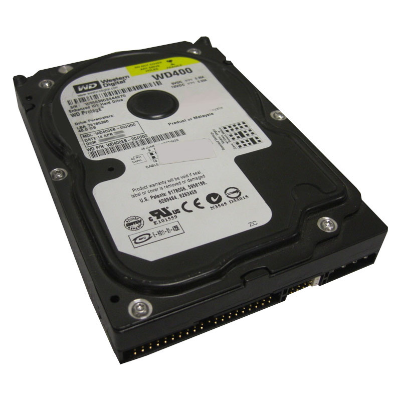 Western Digital - 40GB 5.4K IDE 3.5" 2MB Cache Hard Drive - WD400EB-00JUG0
