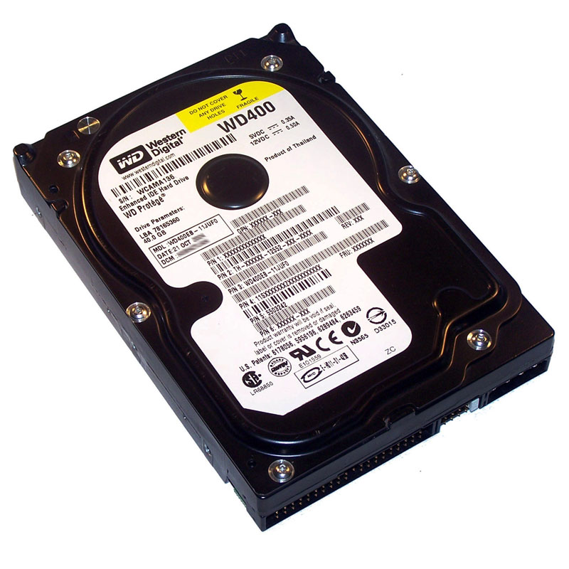 Western Digital - 40GB 5.4K IDE 3.5" 2MB Cache Hard Drive - WD400EB-11JUF0