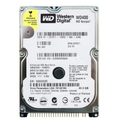 Western Digital - 40GB 5.4K IDE 2.5" 8MB Cache Hard Drive - WD400VE-75HDT0