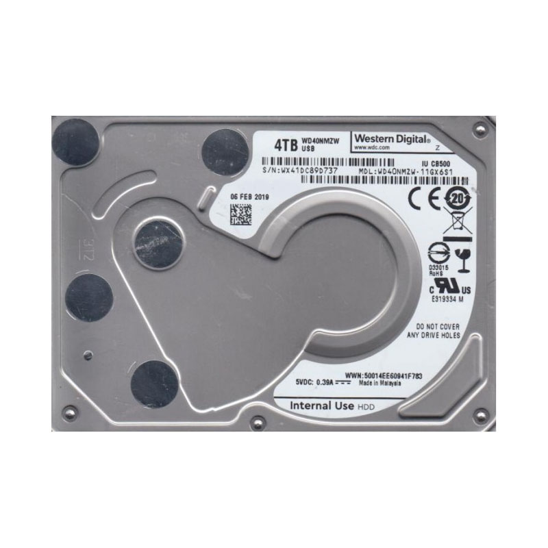 Western Digital - 4TB USB 3.0 2.5" Hard Drive - WD40NMZW-11GX6S1