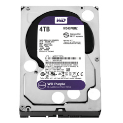 Western Digital - 4TB 5.4K SATA 6.0Gbps 3.5" 64MB Cache Hard Drive - WD40PURZ