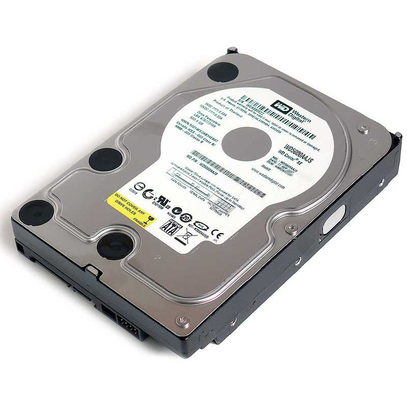 Western Digital - 500GB 7.2K SATA 3.0Gbps 3.5" 8MB Hard Drive - WD5000AAJS