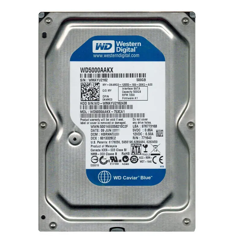 WD5000AAKX-753CA1.jpg Western Digital - 500GB 7.2K SATA 6.0Gbps 3.5" 16MB Hard Drive - WD5000AAKX-753CA1 - Image 1