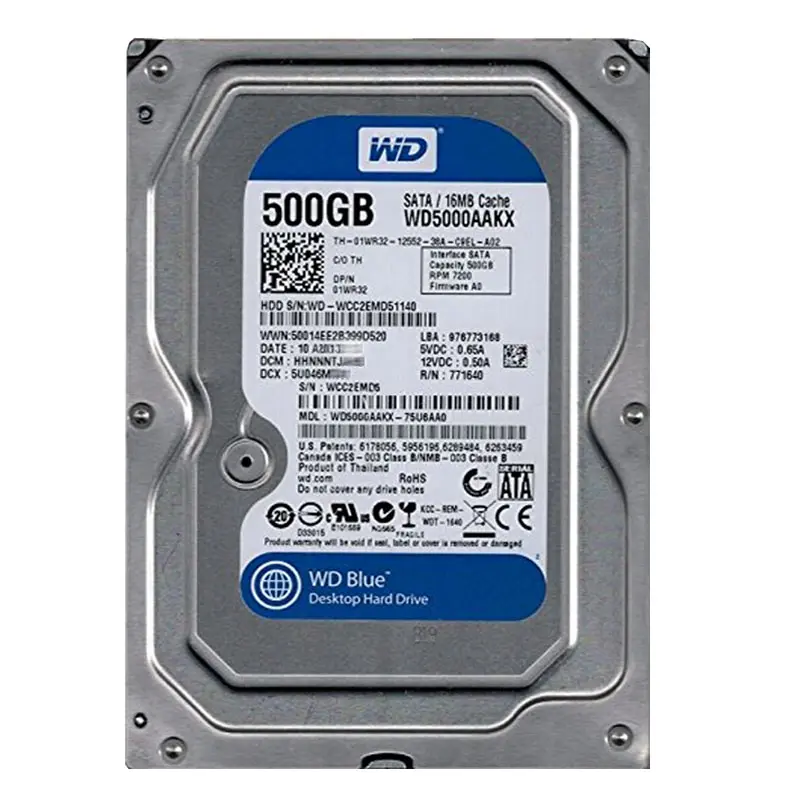 WD5000AAKX-75U6AA0.jpg Western Digital - 500GB 7.2K SATA 6.0Gbps 3.5" 16MB Hard Drive - WD5000AAKX-75U6AA0 - Image 1