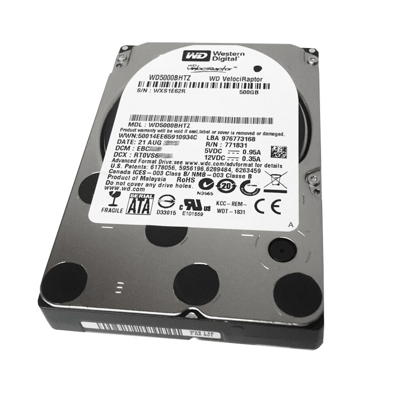 Western Digital - 500GB 10K SATA 6.0Gbps 2.5" 64MB Hard Drive - WD5000BHTZ