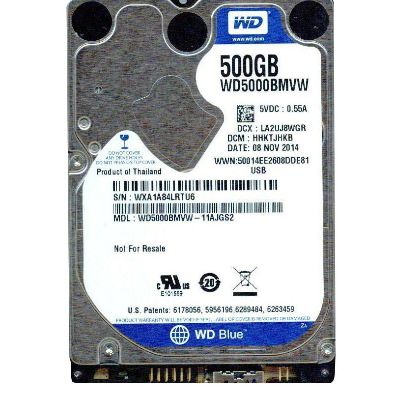Western Digital - 500GB 3.0 2.5" Hard Drive - WD5000BMVW-11AJGS2