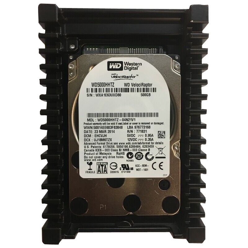 Western Digital - 500GB 10K SATA 3.5" Hard Drive - WD5000HHTZ-04N21V1