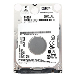 Western Digital - 500GB 5.4K SATA 2.5" 16MB Cache Hard Drive - WD5000LUCT-63Y8HY0
