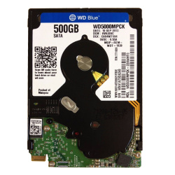 Western Digital - 500GB 5.4K SATA 2.5" 16MB Cache Hard Drive - WD5000MPCK-22AWHT0