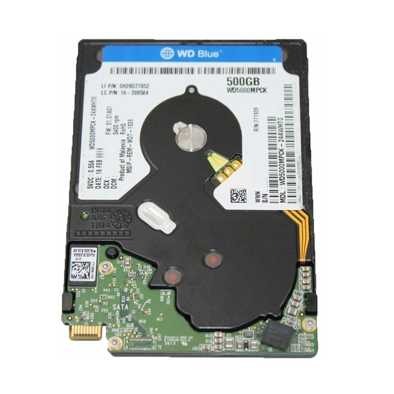 Western Digital - 500GB 5.4K SATA 2.5" 16MB Cache Hard Drive - WD5000MPCK-24AWHT0