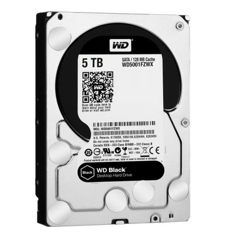 Western Digital - 5TB 7.2K SATA 6.0Gbps 3.5" 128MB Hard Drive - WD5001FZWX