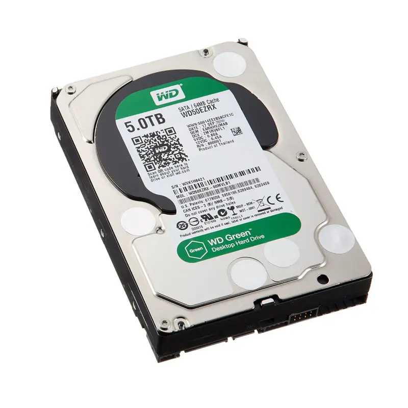 WD50EZRX-00MVLB1.jpg Western Digital - 5TB 5.4K SATA 3.5" 64MB Cache Hard Drive - WD50EZRX-00MVLB1 - Image 1