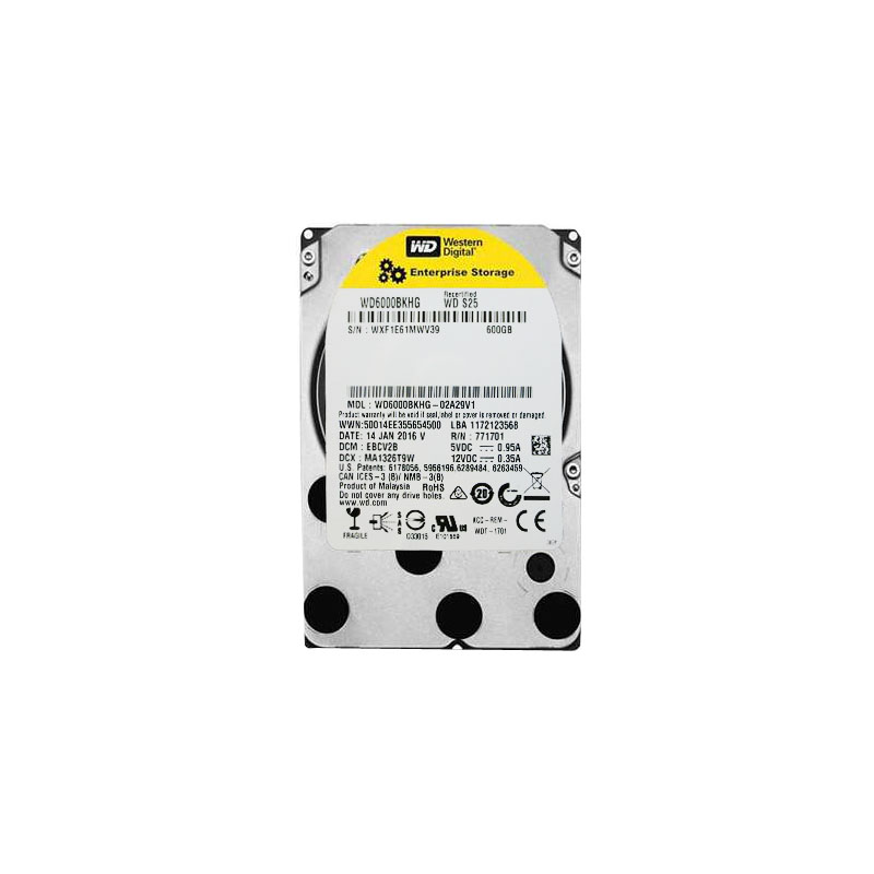 Western Digital - 600GB SAS 2.5" Hard Drive - WD6000BKHG-02A29V1