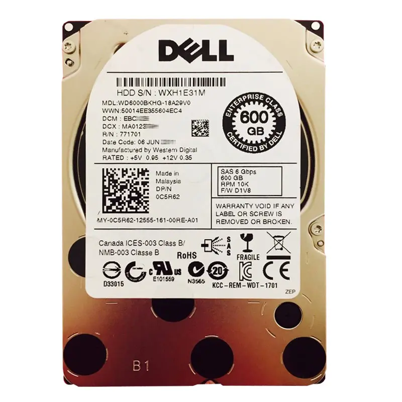 WD6000BKHG-18A29V0.jpg Western Digital - 600GB 10K SAS 6.0Gbps 2.5" 32MB Hard Drive - WD6000BKHG-18A29V0 - Image 1