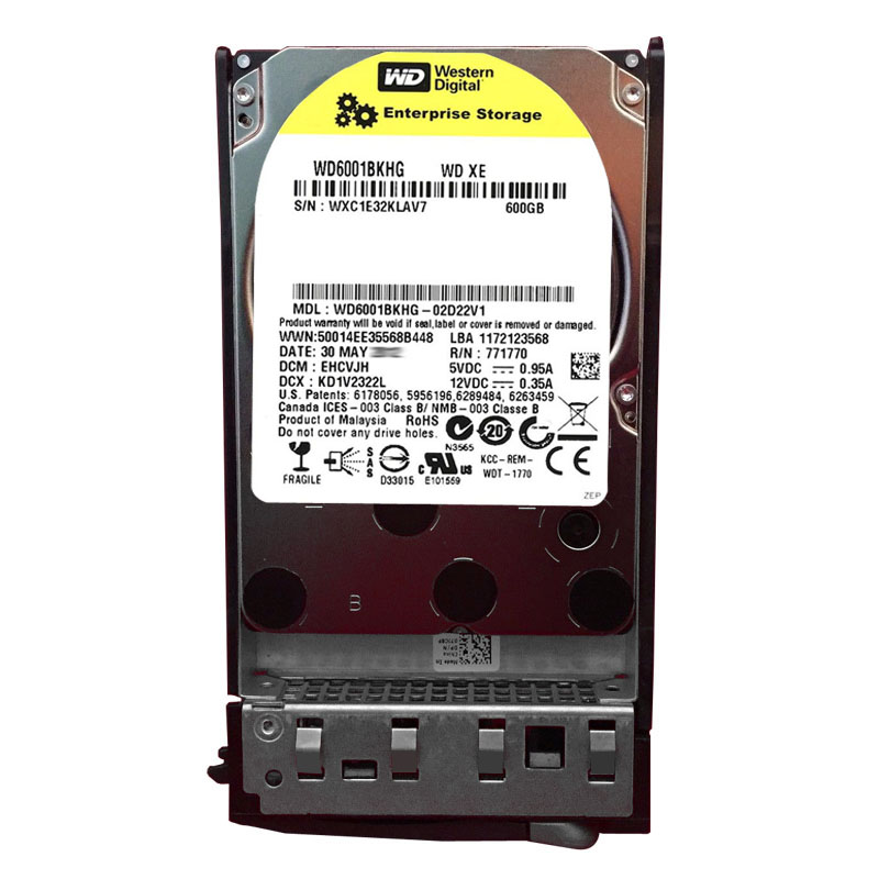 Western Digital - 600GB 10K SAS 6.0Gbps 2.5" 32MB Cache Hard Drive - WD6001BKHG-02D22V1