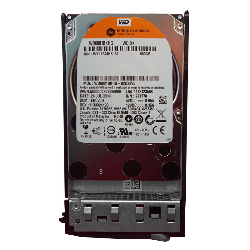 Western Digital - 600GB 10K SAS 2.5" 32MB Cache Hard Drive - WD6001BKHG-02D22V3
