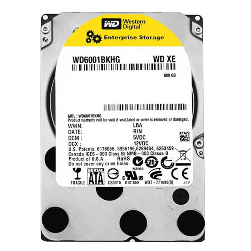 Western Digital - 600GB 10K SAS 6.0Gbps 2.5" 32MB Cache Hard Drive - WD6001BKHG