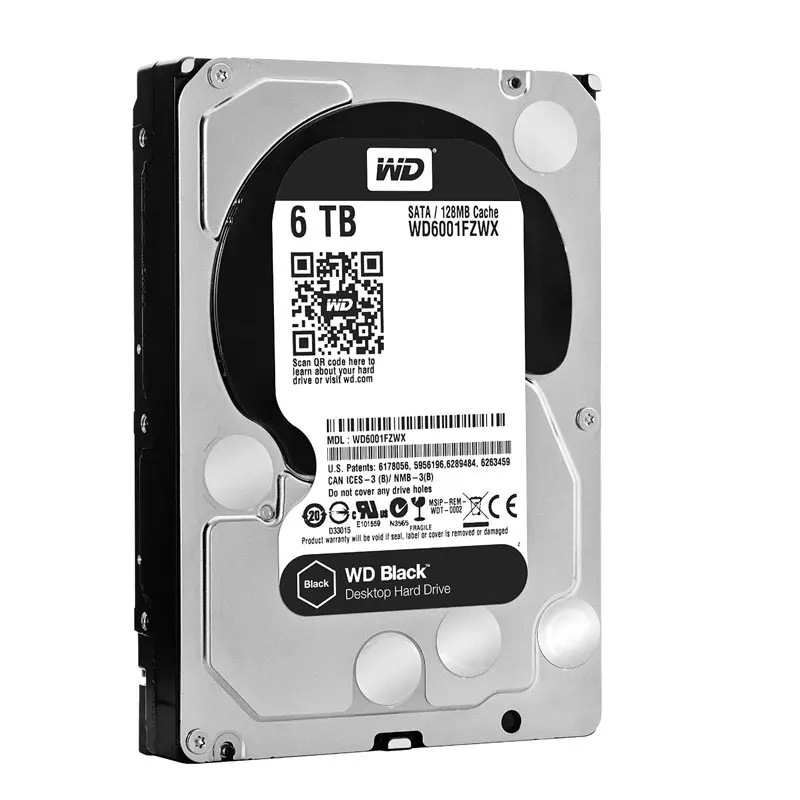 WD6001FZWX.jpg Western Digital - 6TB 7.2K SATA 6.0Gbps 3.5" 128MB Hard Drive - WD6001FZWX - Image 1